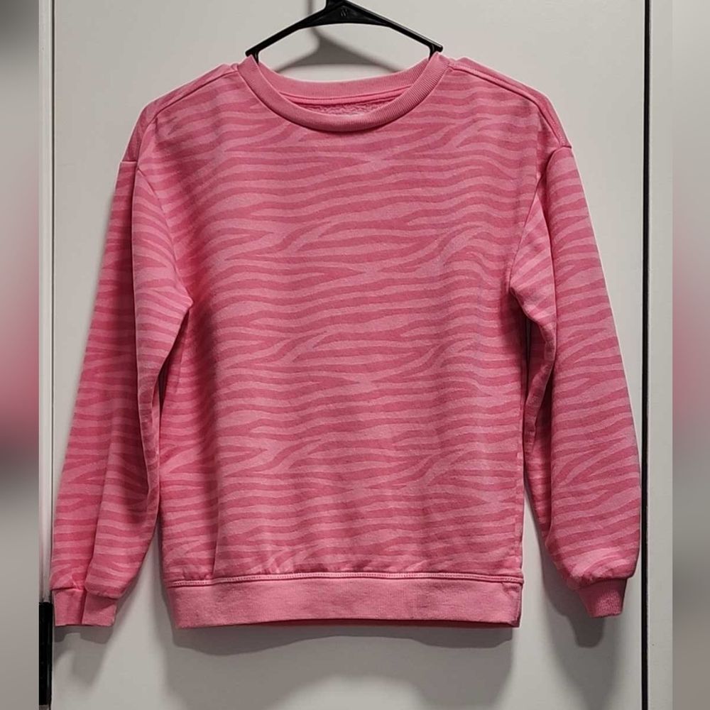 Primark Vibrant Pink Animal Print Girl's Sweatshirt